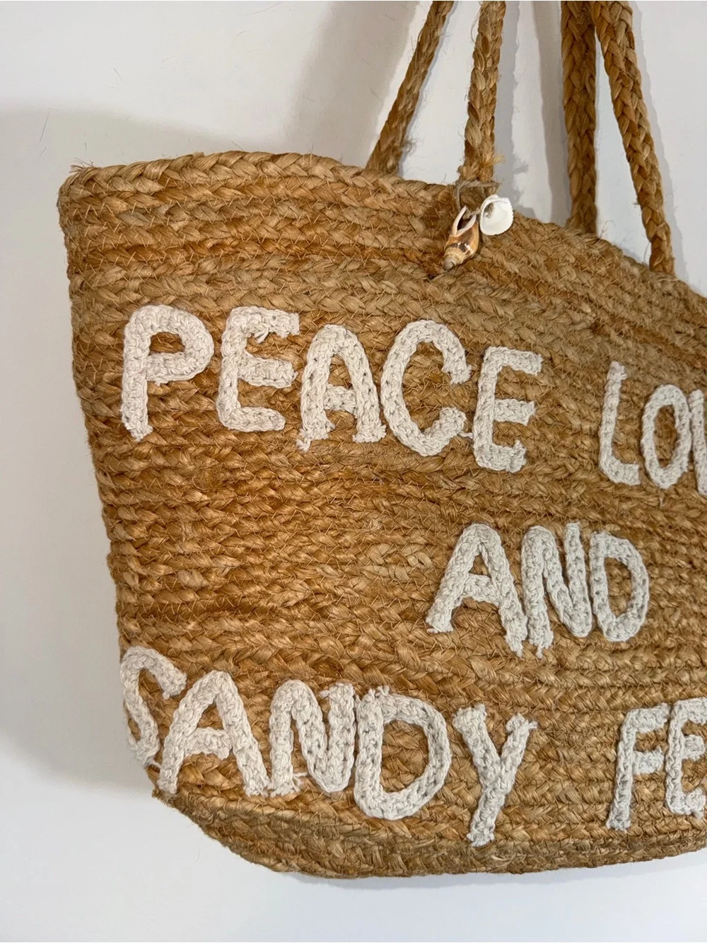 Sugarboo & Co. Large Jute Tote Bag - 